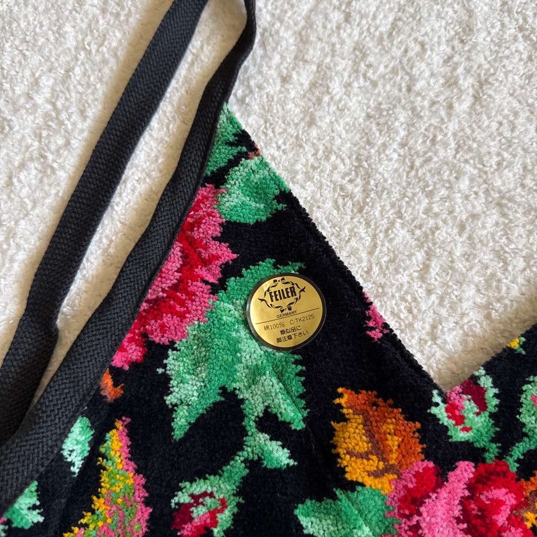 【新品】フェイラーパラディス　エプロン　薔薇　鳳凰