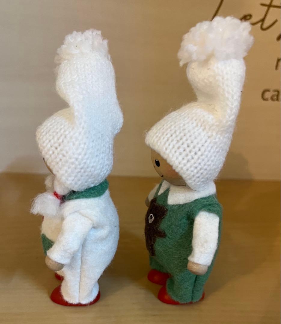 ノルディカニッセ　ロンパースの男の子、女の子　2体セット