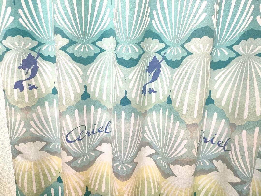 ディズニー プリンセス アリエル シェル 遮光2級　２枚セット