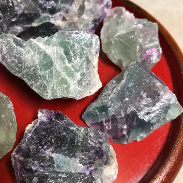 500★特別ご提供★フローライトラフ原石【アメリカ産『蛍石』ロッククリスタル】❤️