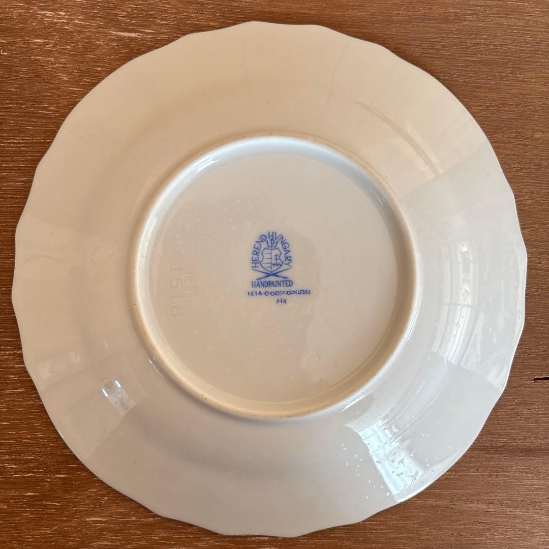 ヘレンド　2013年製 蛇デザイン皿 2枚セット