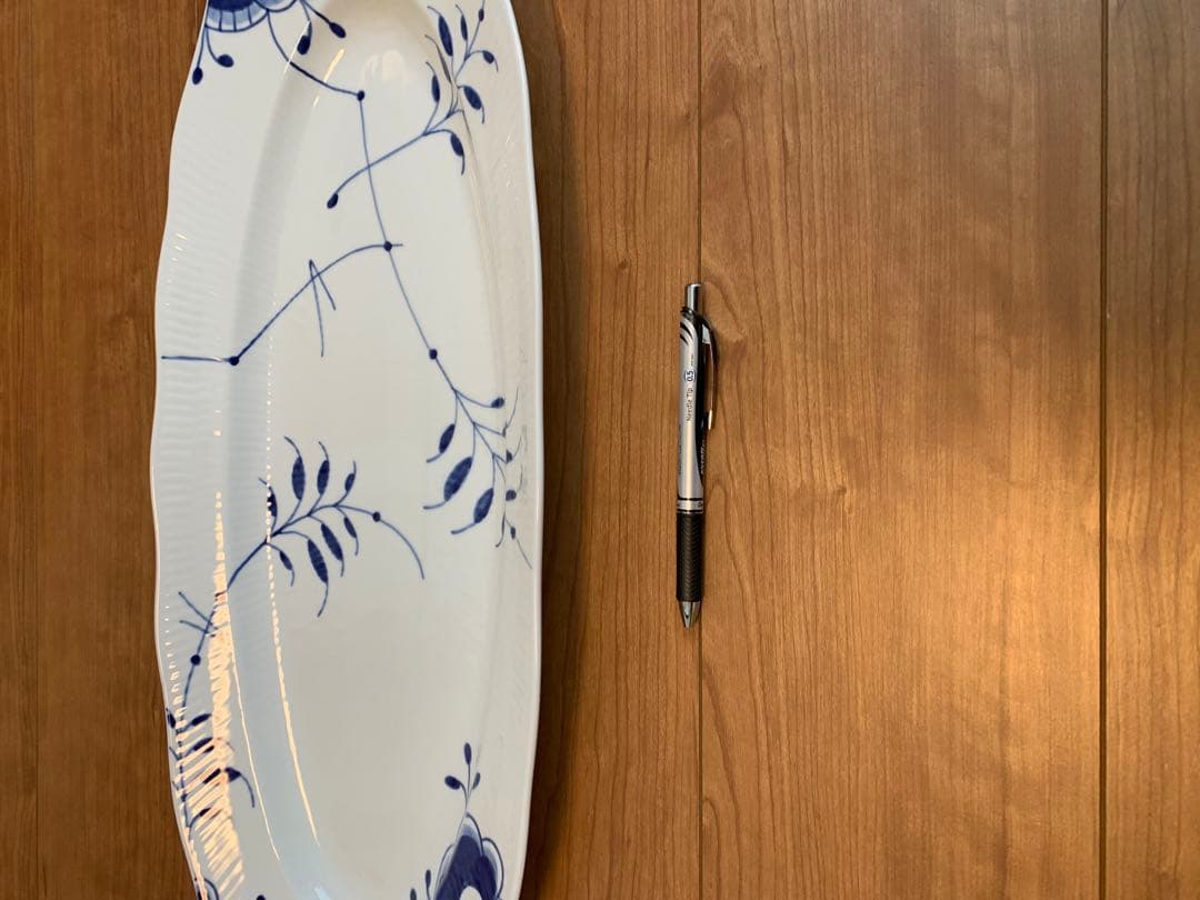 未使用　青❗️61cm♪ロイヤルコペンハーゲン・フィッシュ・ディッシュ・メガ♪ 皿