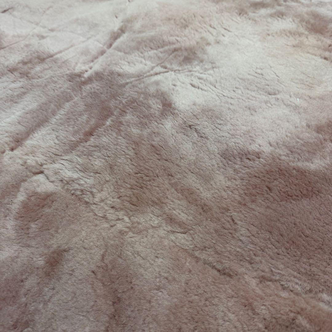 ダブル　東洋羽毛 ムートン 敷きパッド アリエス40 アンティークローズ タグ付