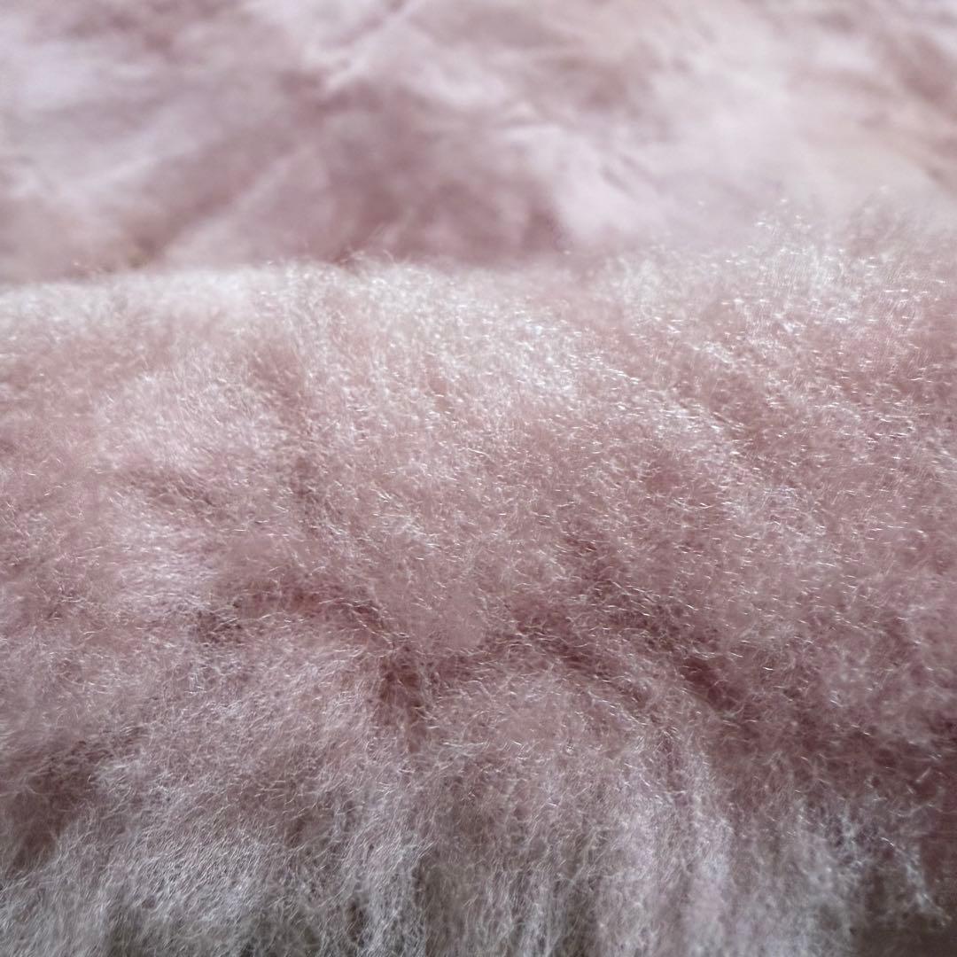 ダブル　東洋羽毛 ムートン 敷きパッド アリエス40 アンティークローズ タグ付