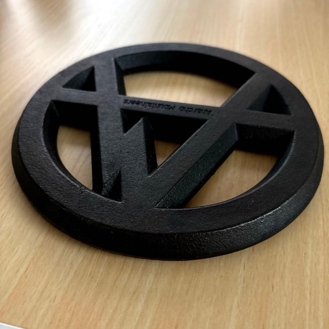 マウンテンリサーチ”Pot Mat” Aリースマーク型　トリコット　鍋敷き