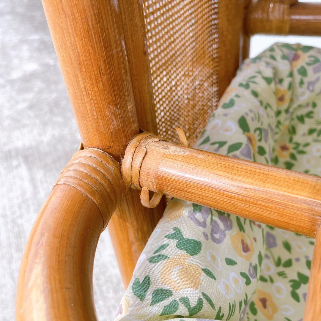 ヴィンテージ★ラタンチェスト 4段 収納棚 ナチュラル アジアン家具 大型籘家具