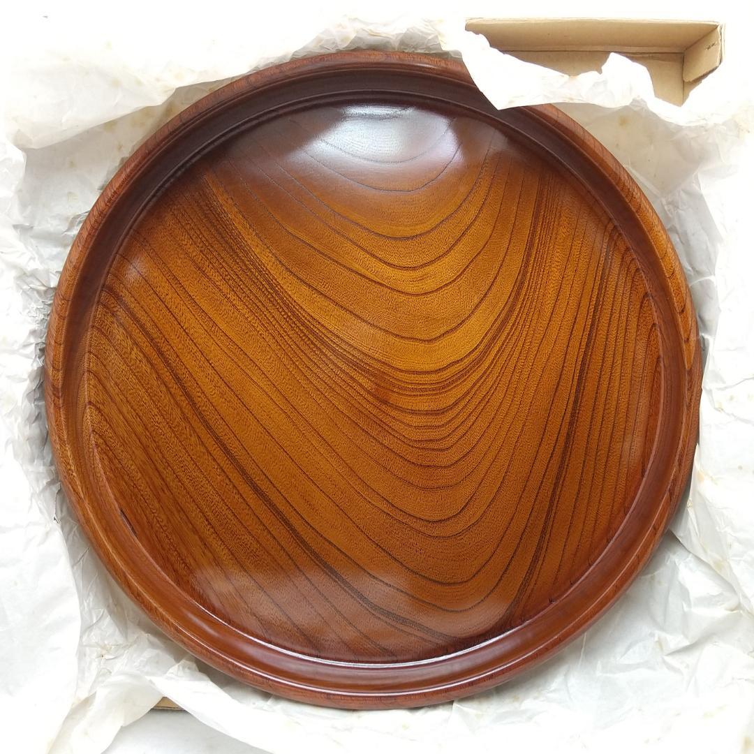 小田原漆器 欅 けやき 丸盆 一尺二寸 無垢 くりぬき 石川漆器 - メルカリ