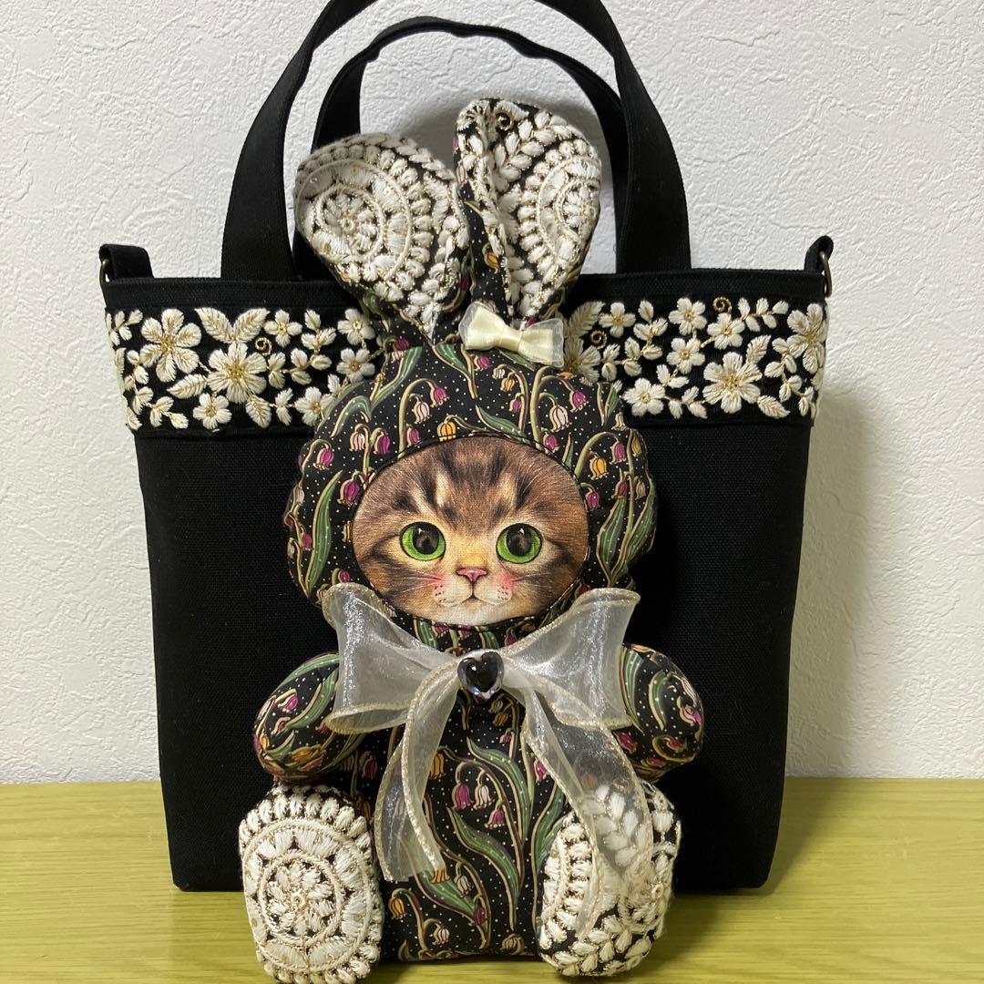 ゆ*ら様 コヤンイサムチョン　リバティ　インド刺繍リボン　帆布　Dカン横33縦2