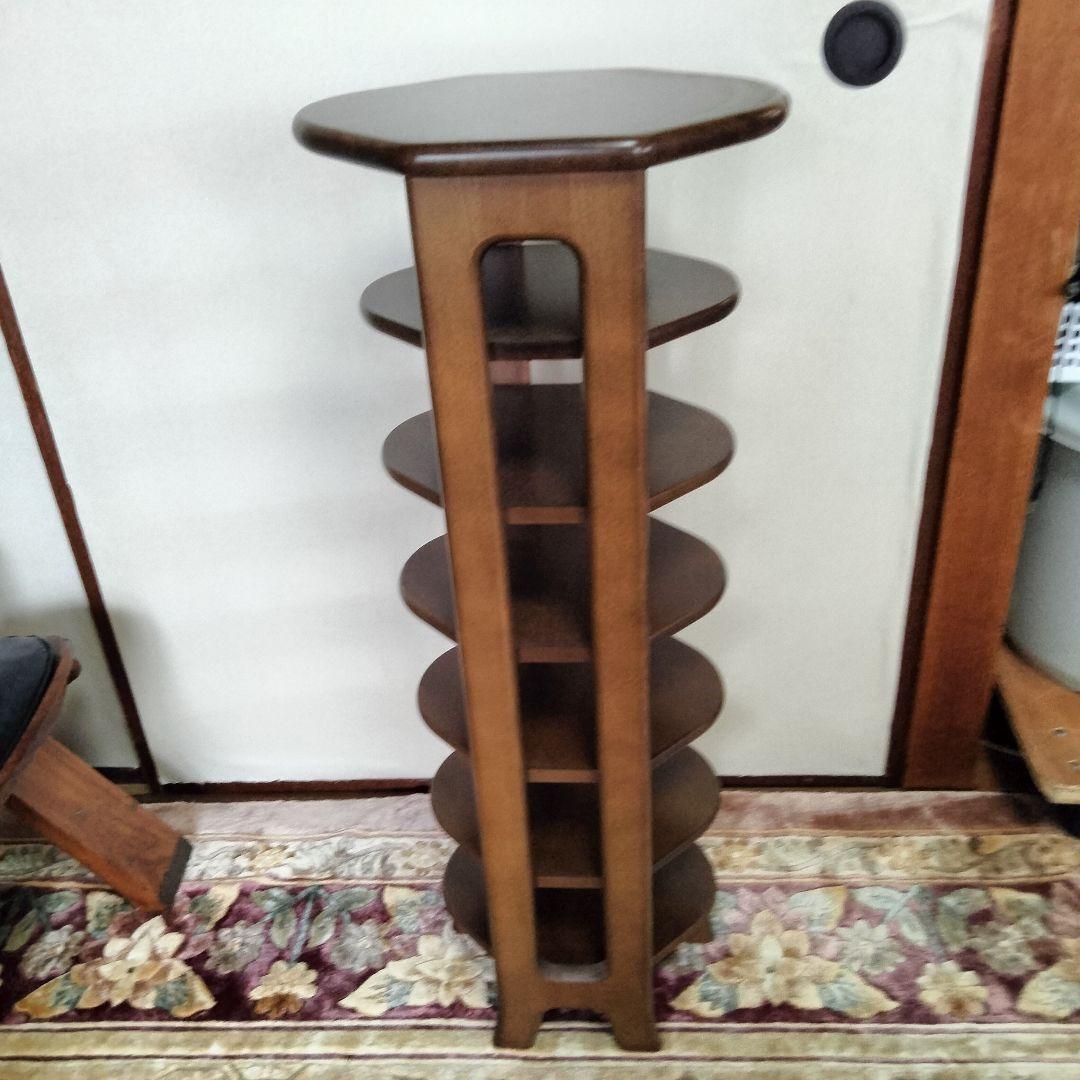 カリモクスリッパラック　シューズラック　省スペース中古美品