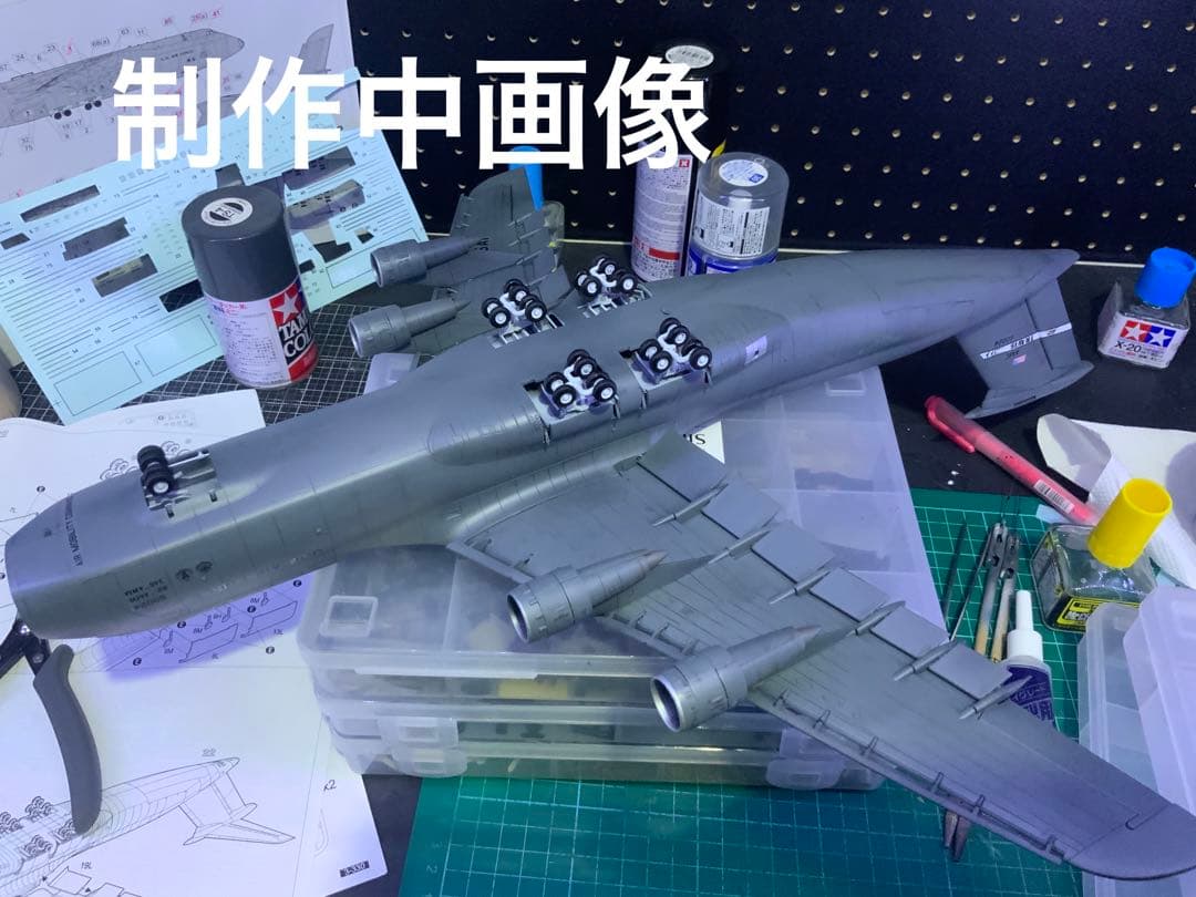 1/144スケールC5Bギャラクシー米軍大型輸送機 - メルカリ