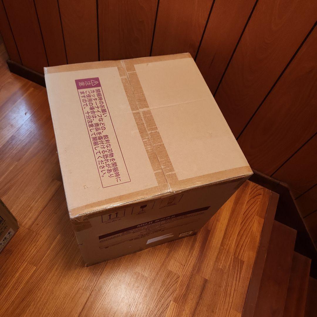 【新品】　MUJI 無印良品 木製サイドテーブルベンチ／板座／オーク材　無印