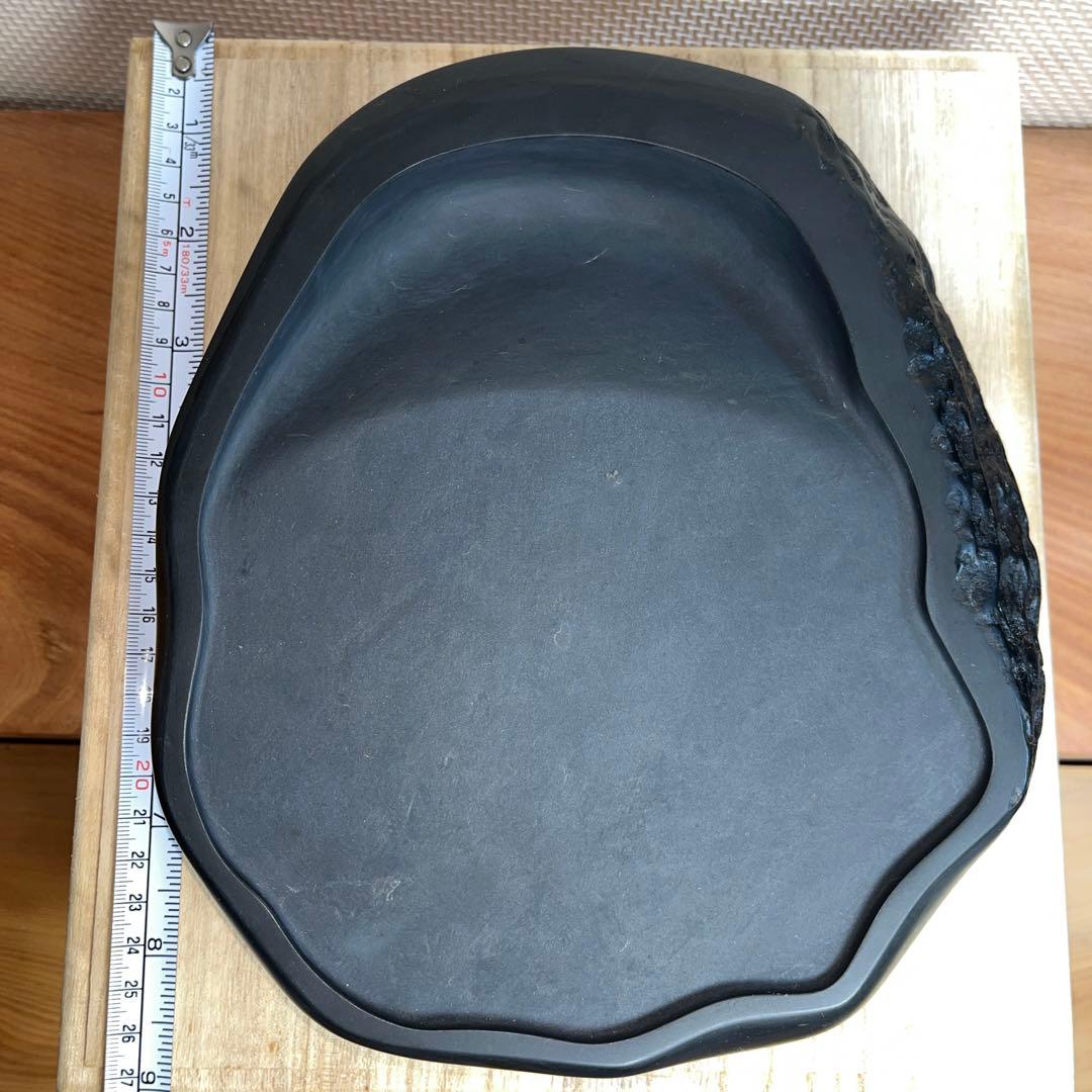 ⭕️土佐硯　小石硯　三原硯製作所　順作　特殊　超大型硯　縦234mm 4.4kg