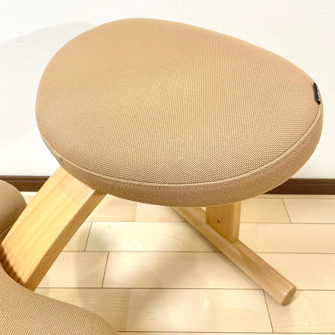 バランスラボ バランスチェア バランスイージー ベージュ 中古美品