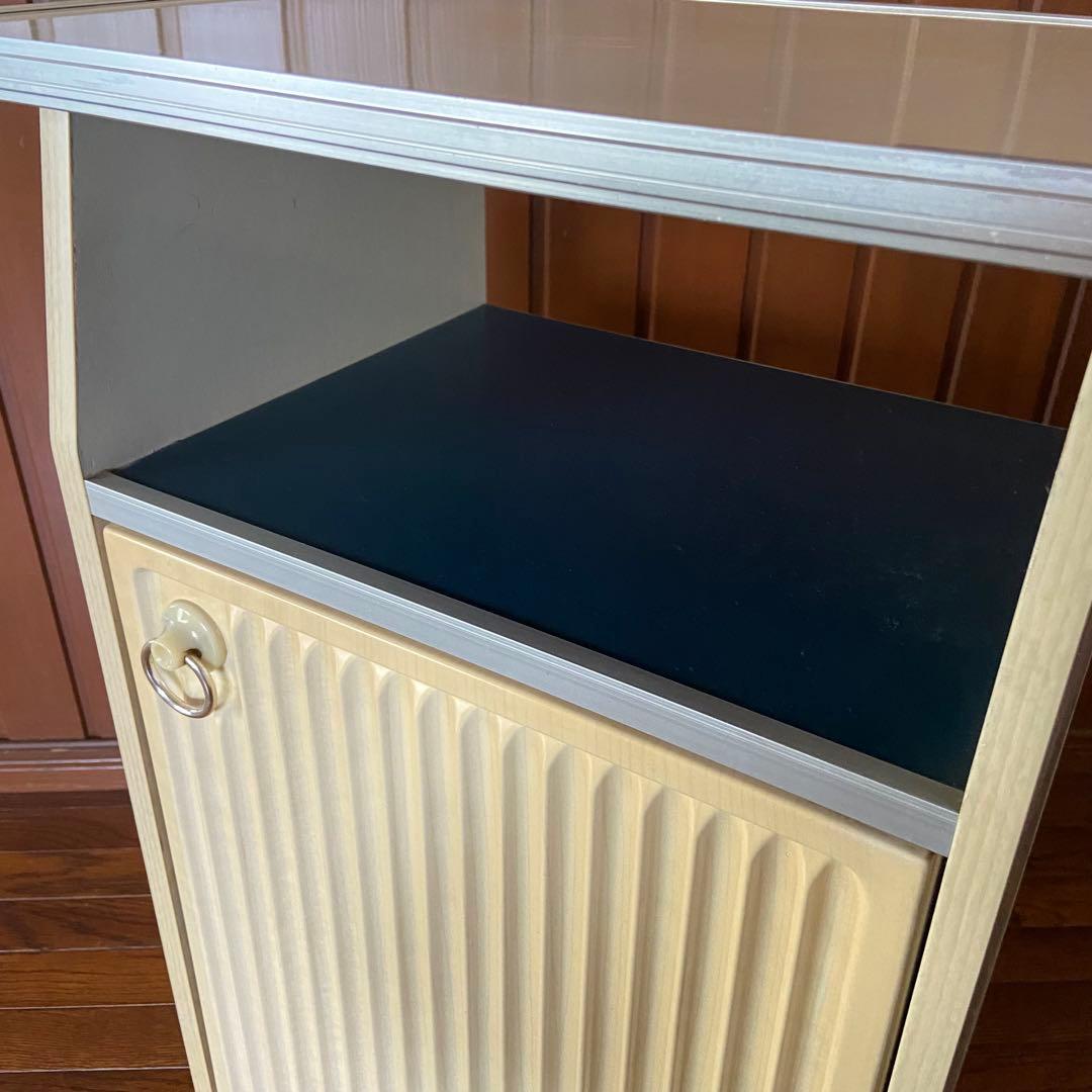 昭和レトロ　電話台　収納棚　サイドラック　チェスト