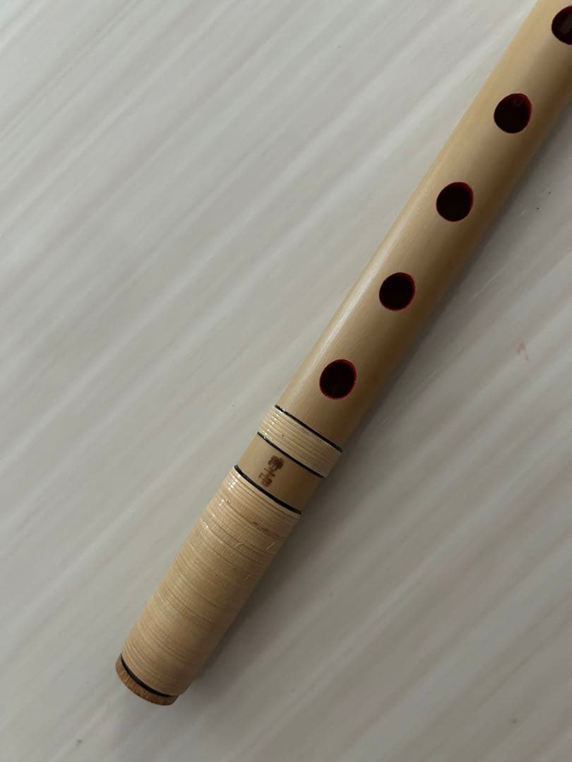 篠笛 竹製 7穴5本調子 新品