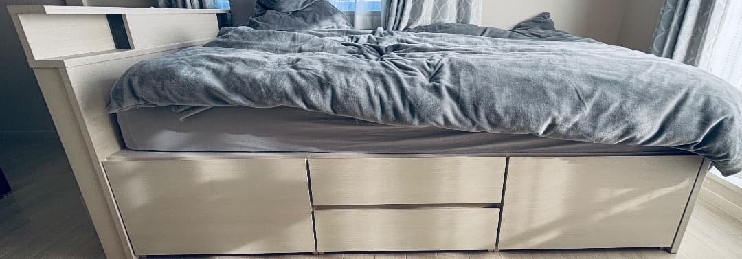 ニトリ　セミダブルベッドフレーム