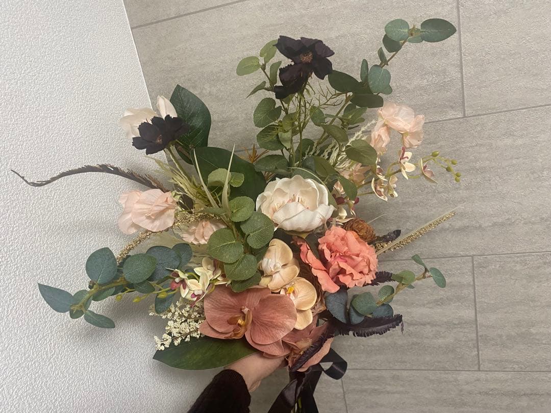 【値下げ中】ウェディングブーケ　ブートニア