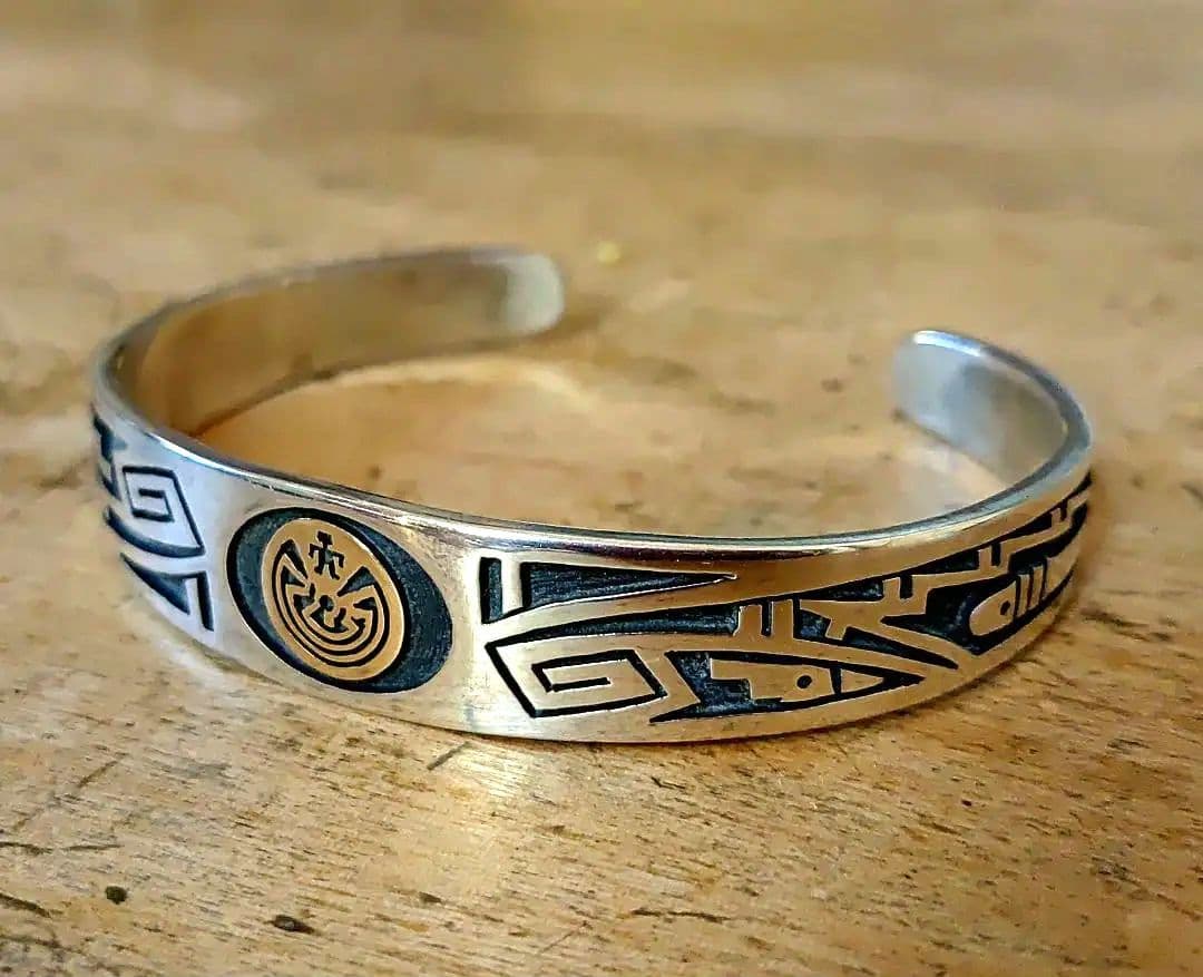 インディアンジュエリー　ホピ族　バングル　ジェイソンタカラ
