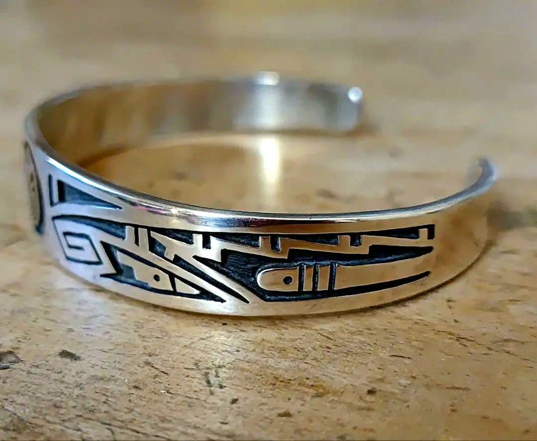 インディアンジュエリー　ホピ族　バングル　ジェイソンタカラ