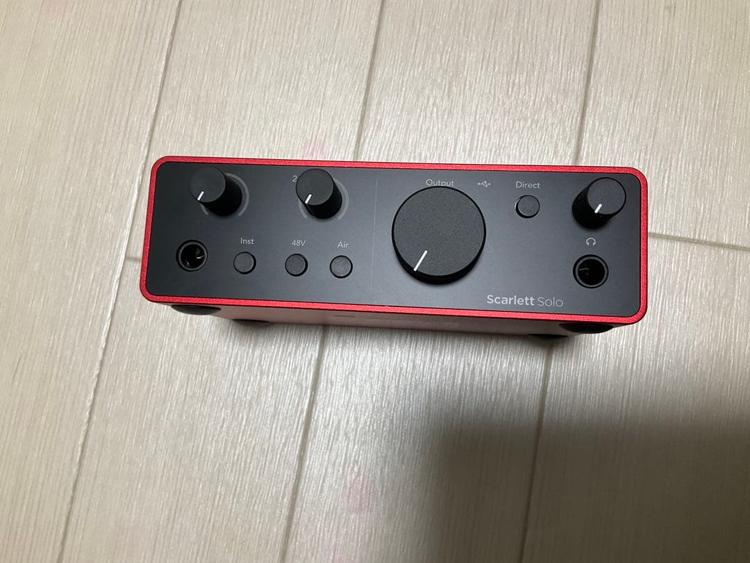 Focusrite Scarlet Solo （gen4）