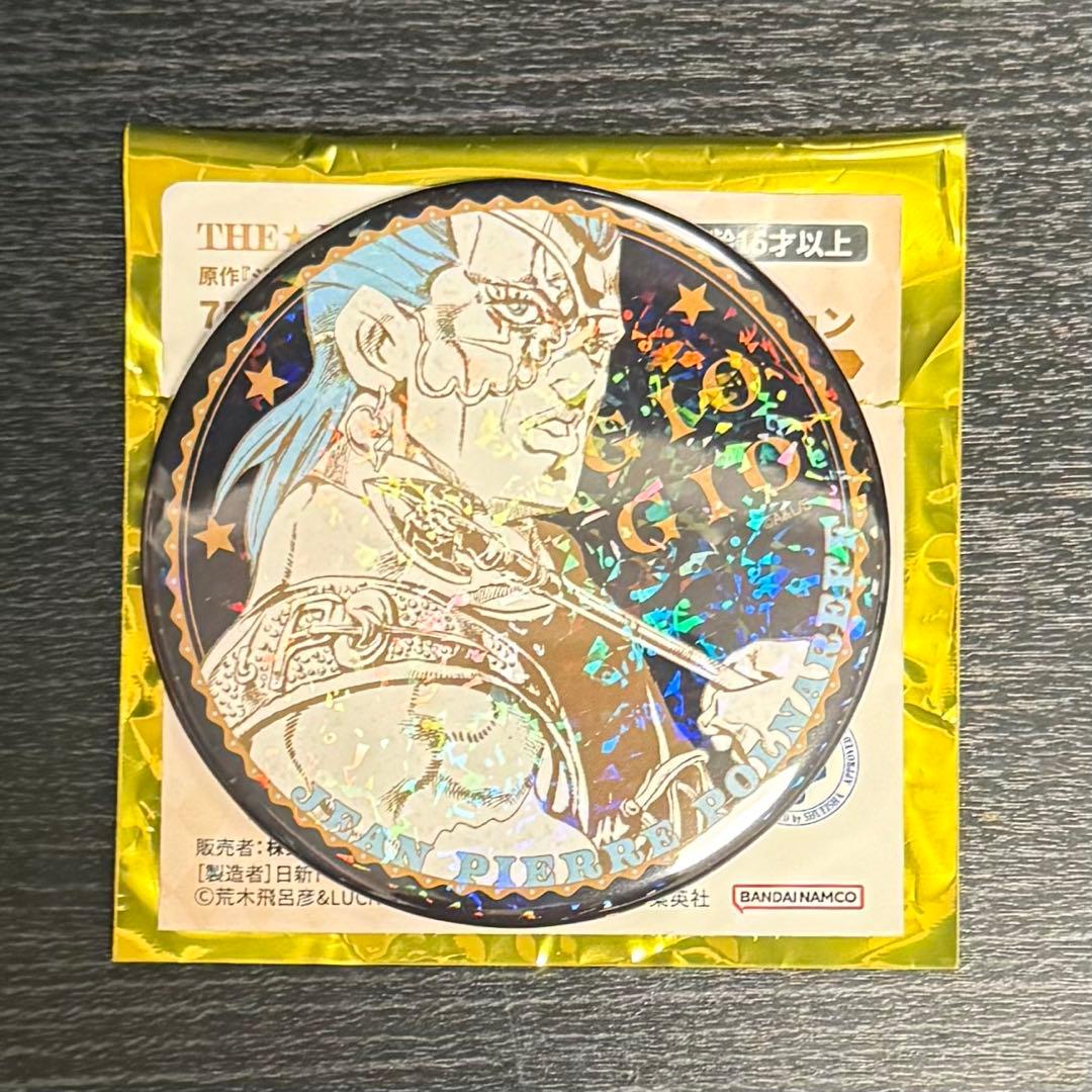 ジョジョの奇妙な冒険 黄金の風 ポルナレフ ホログラム缶バッジ