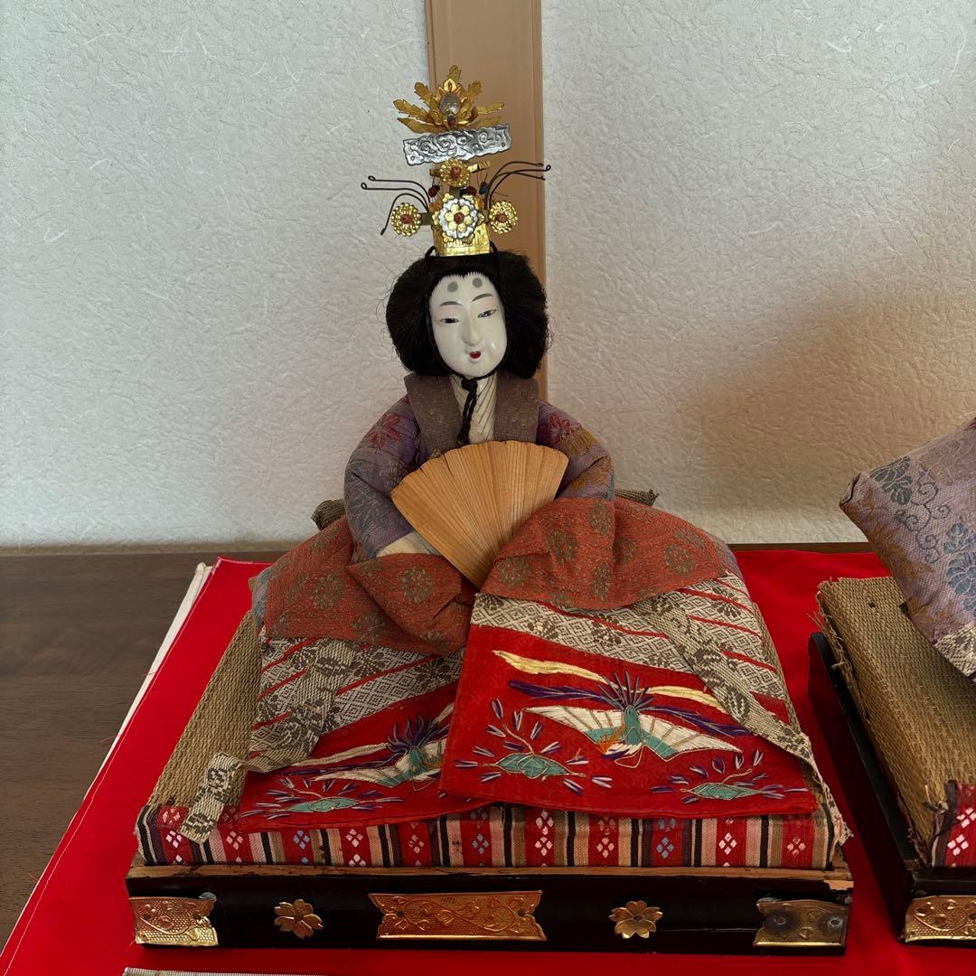 雛人形 お内裏様 アンティーク 蔵出し 大正 昭和初期 【公式通販