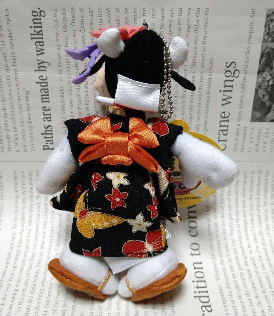 ディズニー クララベル・カウ ぬいぐるみバッジ 着物 お正月