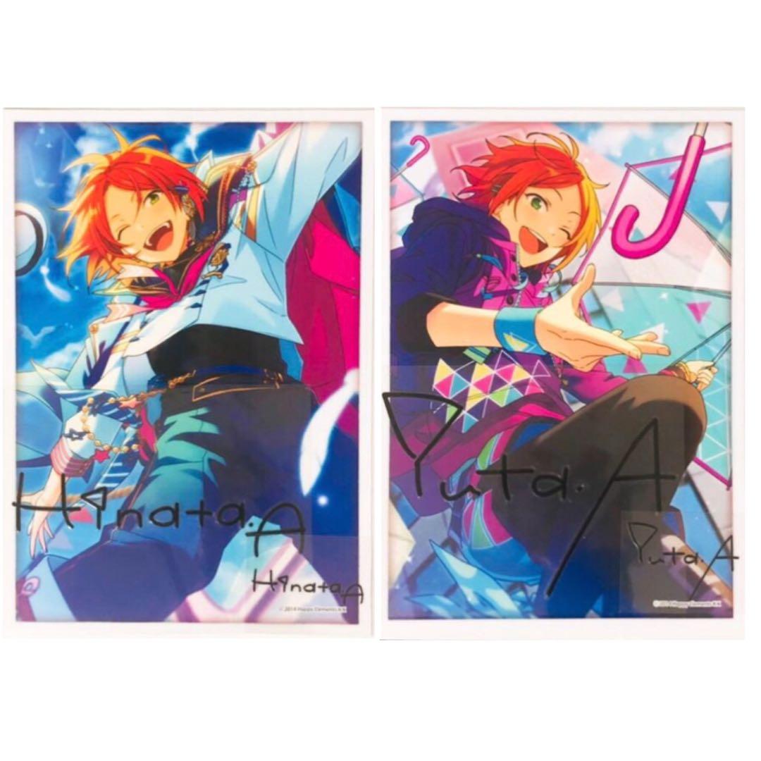 新品☆あんスタ☆2wink【葵ひなた＆葵ゆうた】サインステッカーセット