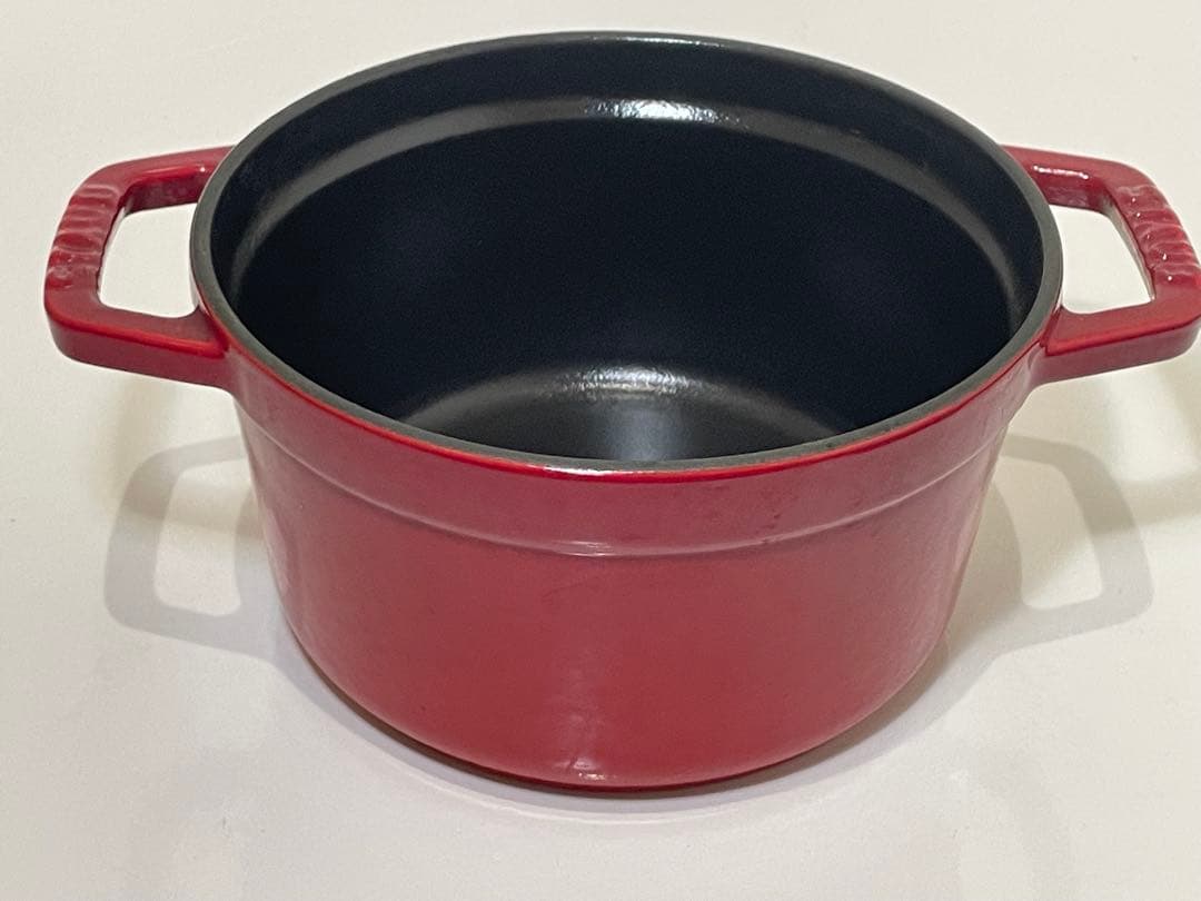 ストウブ　ココット 14cm チェリー　鍋敷きセット