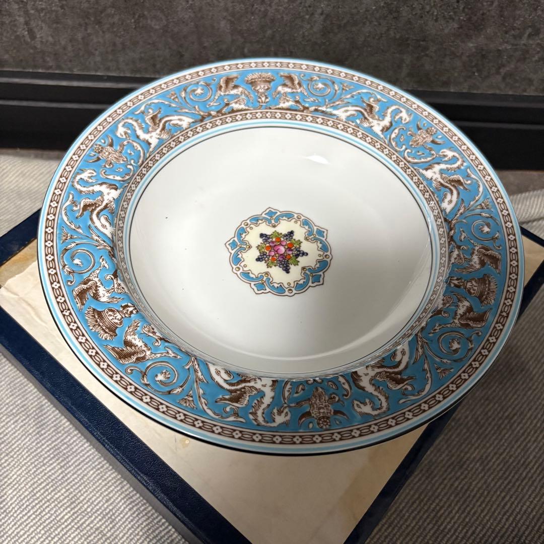 新品　ウェッジウッド　フロレンティーンターコイズ サラダボール6枚セット「20㎝