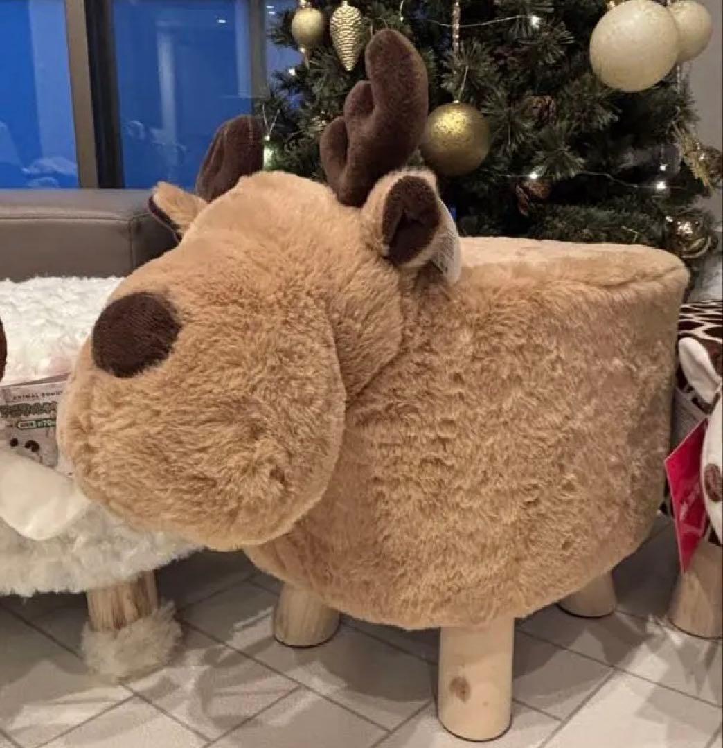 アニマルスツール　３つセット　ヒツジ・トナカイ・キリン　匿名配送