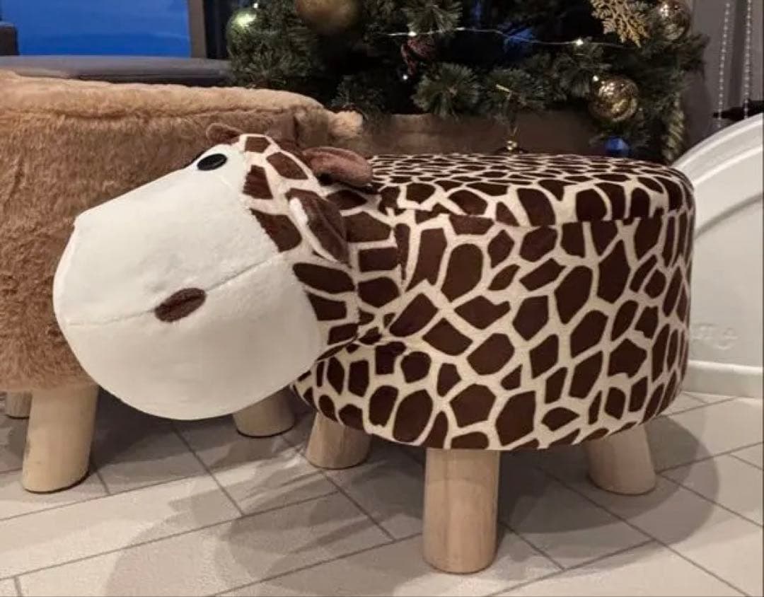 アニマルスツール　３つセット　ヒツジ・トナカイ・キリン　匿名配送