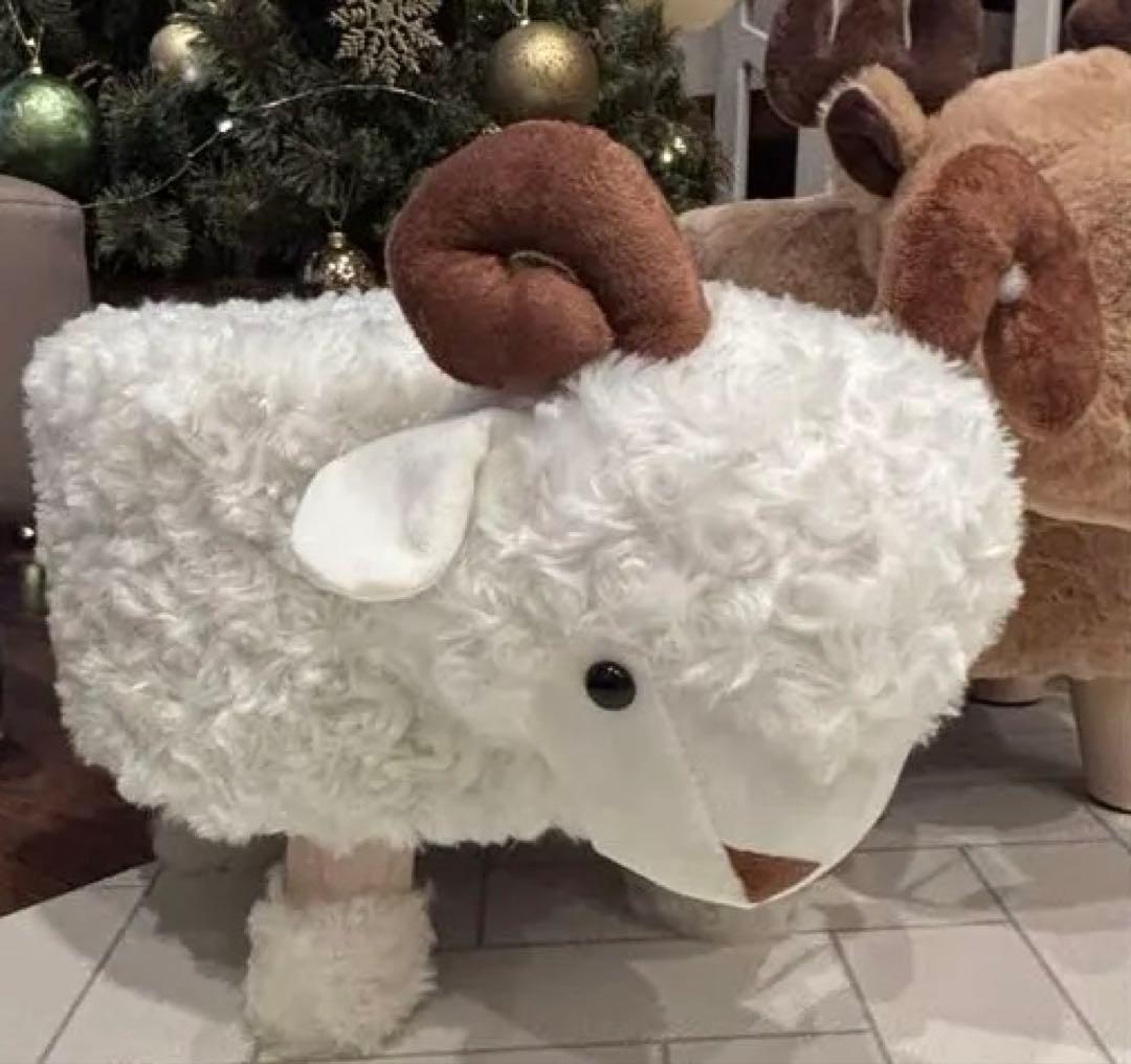 アニマルスツール　３つセット　ヒツジ・トナカイ・キリン　匿名配送