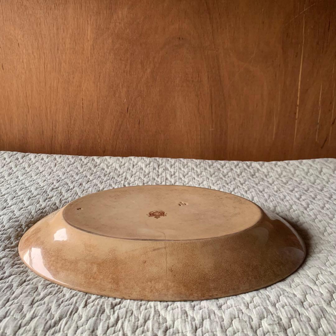 フランスアンティーク　楕円皿