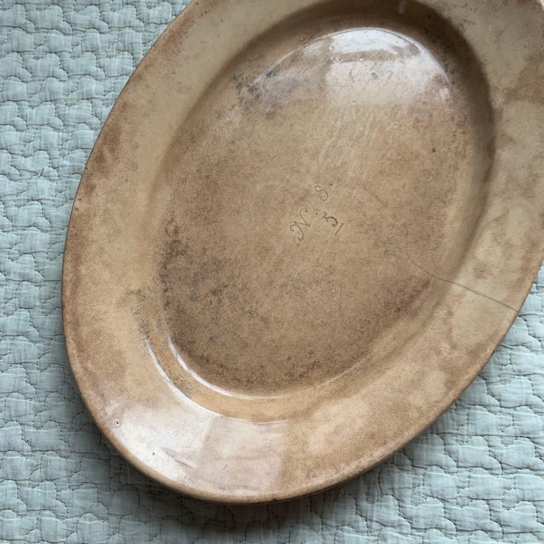 フランスアンティーク　楕円皿