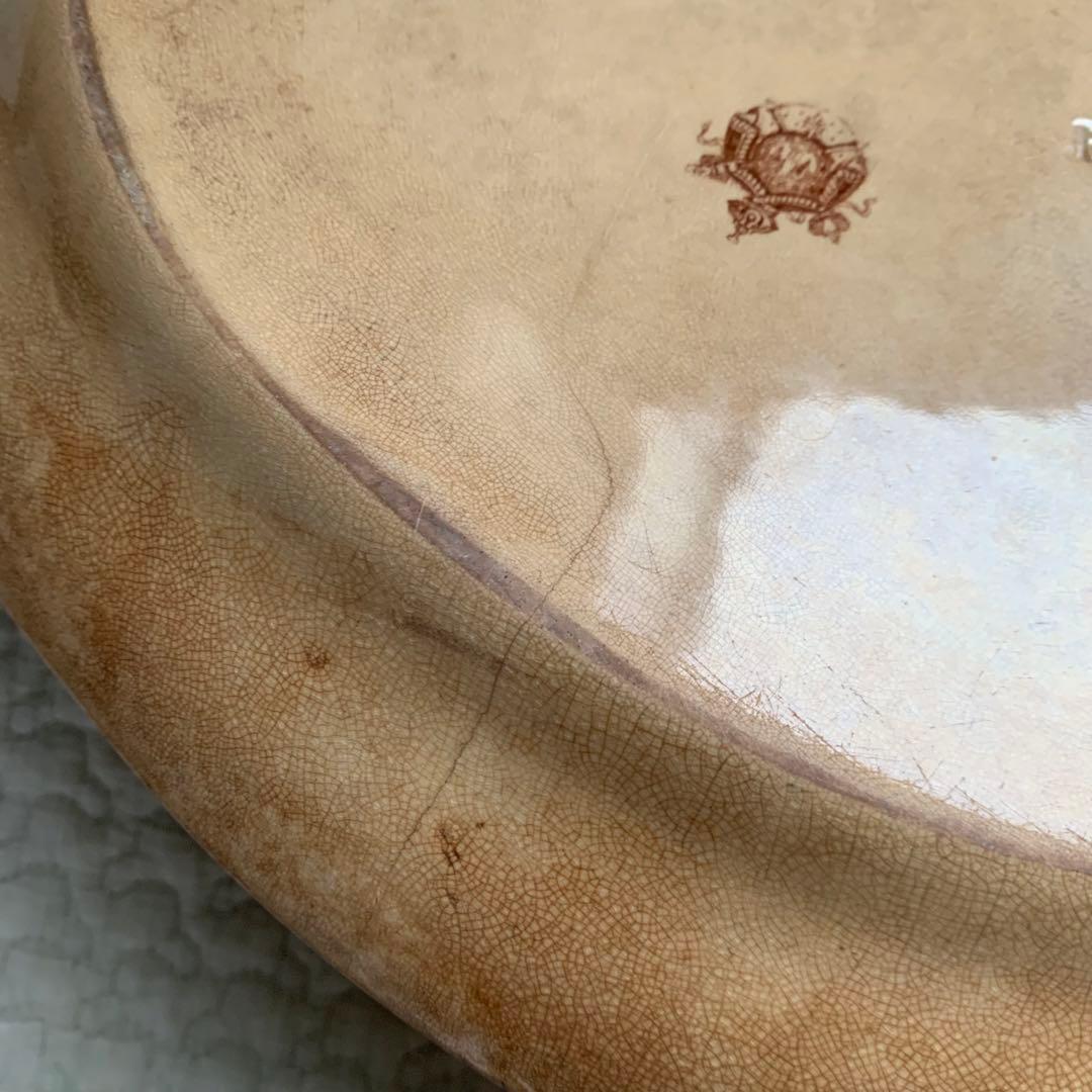 フランスアンティーク　楕円皿