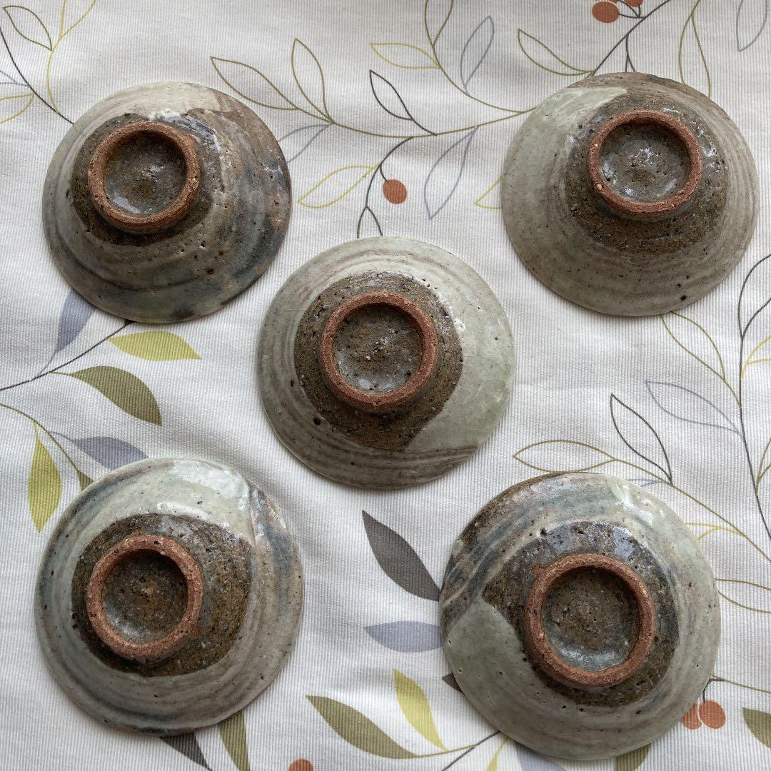 土楽窯　当主7目　福森雅武氏　小皿5枚セット