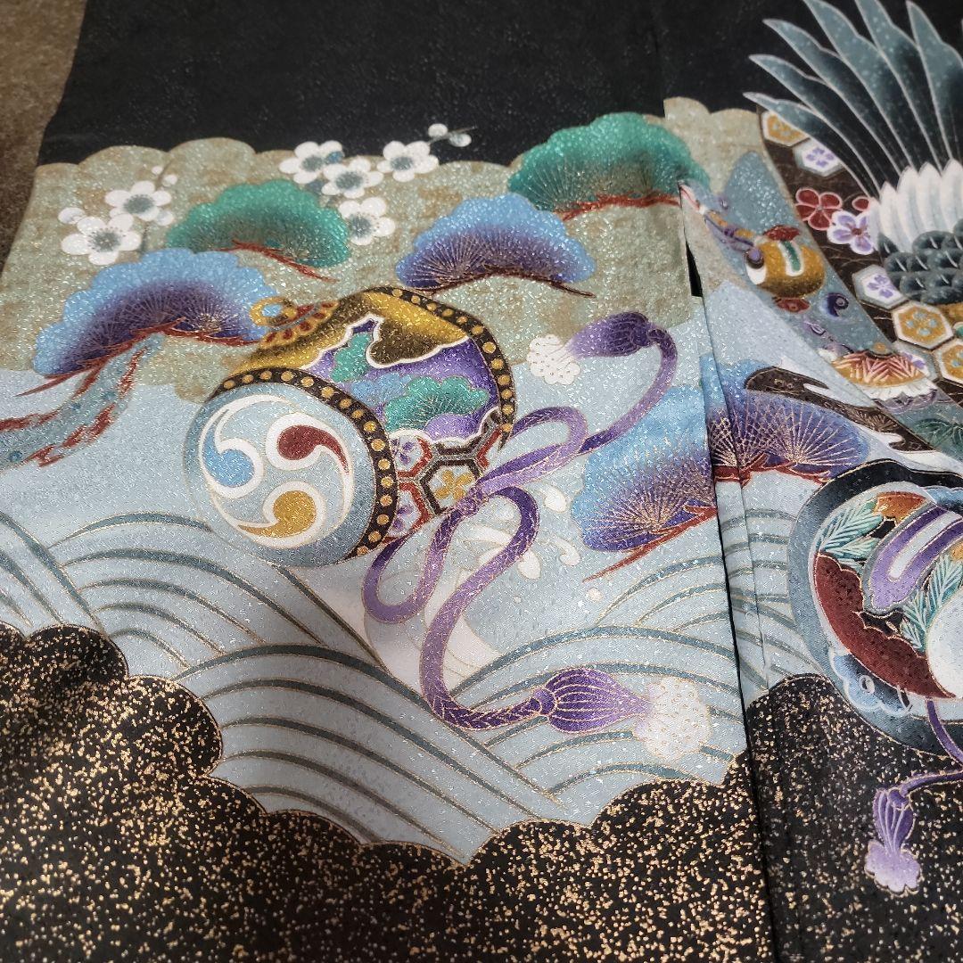 七五三 男の子 着物セット 兜と鷹のデザイン