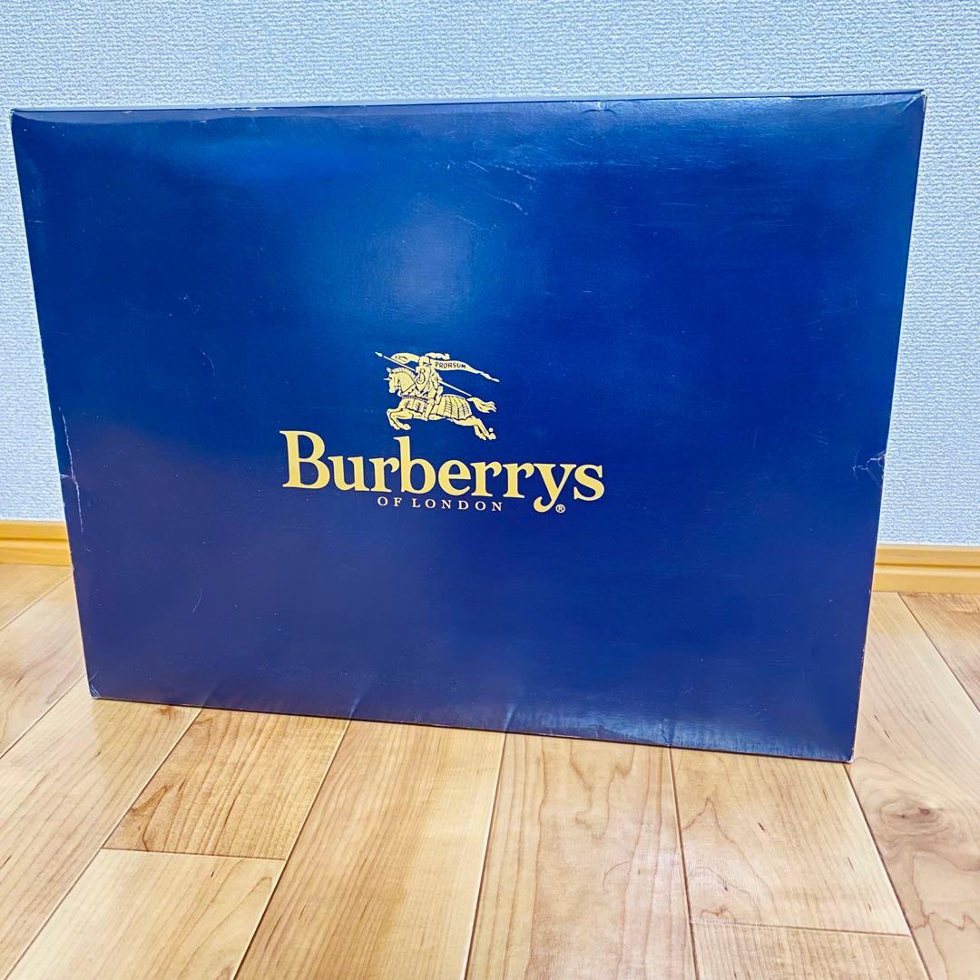 未使用品✨ BURBERRY ノバチェック ウール毛布 ネイビー 140×200