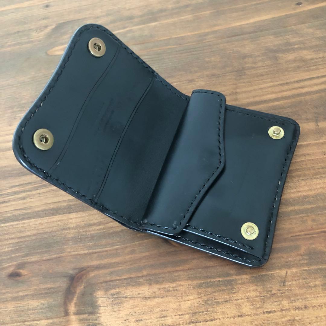 ブライドルレザー P-003 (パーム & kf-003 ) コンパクト 財布