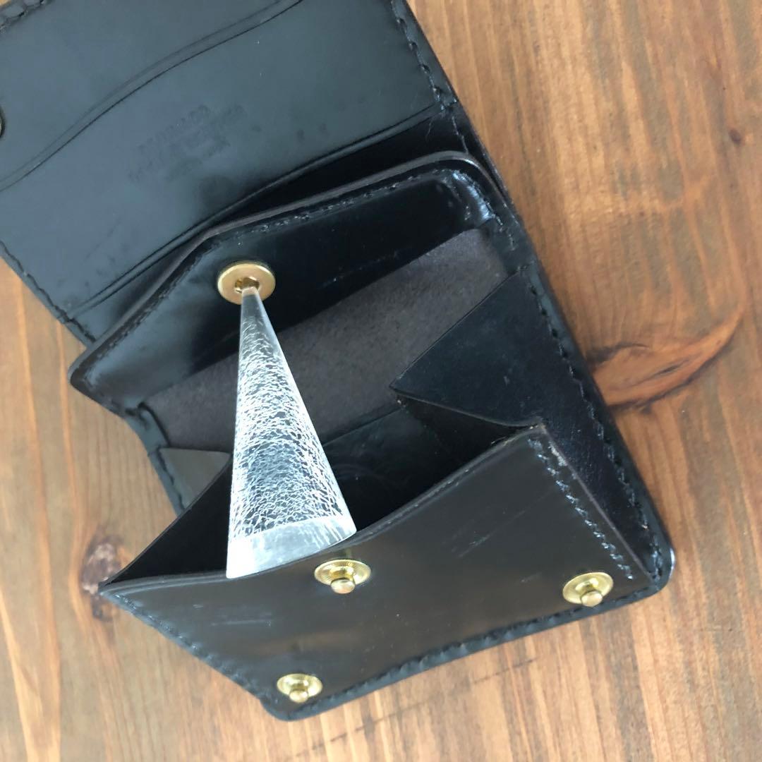 ブライドルレザー P-003 (パーム & kf-003 ) コンパクト 財布