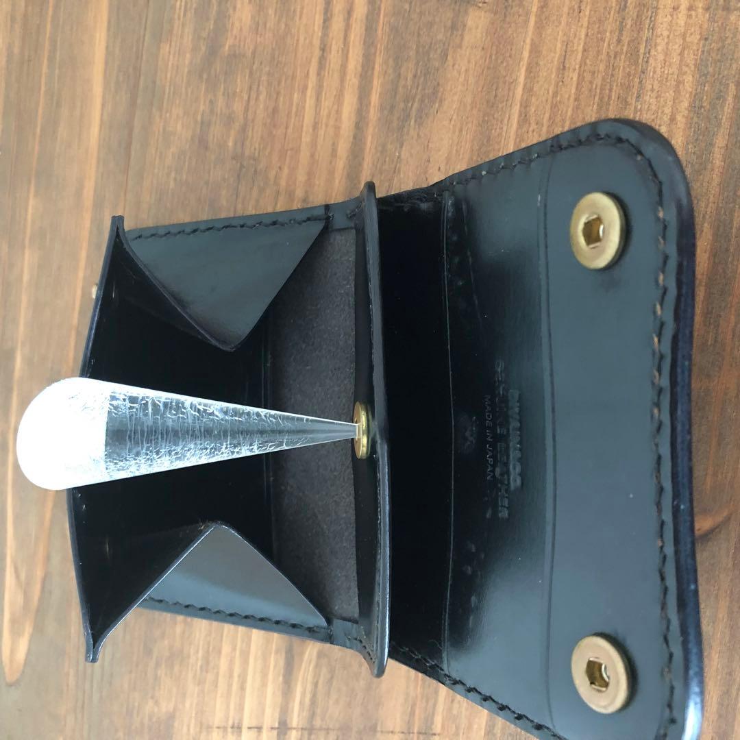 ブライドルレザー P-003 (パーム & kf-003 ) コンパクト 財布