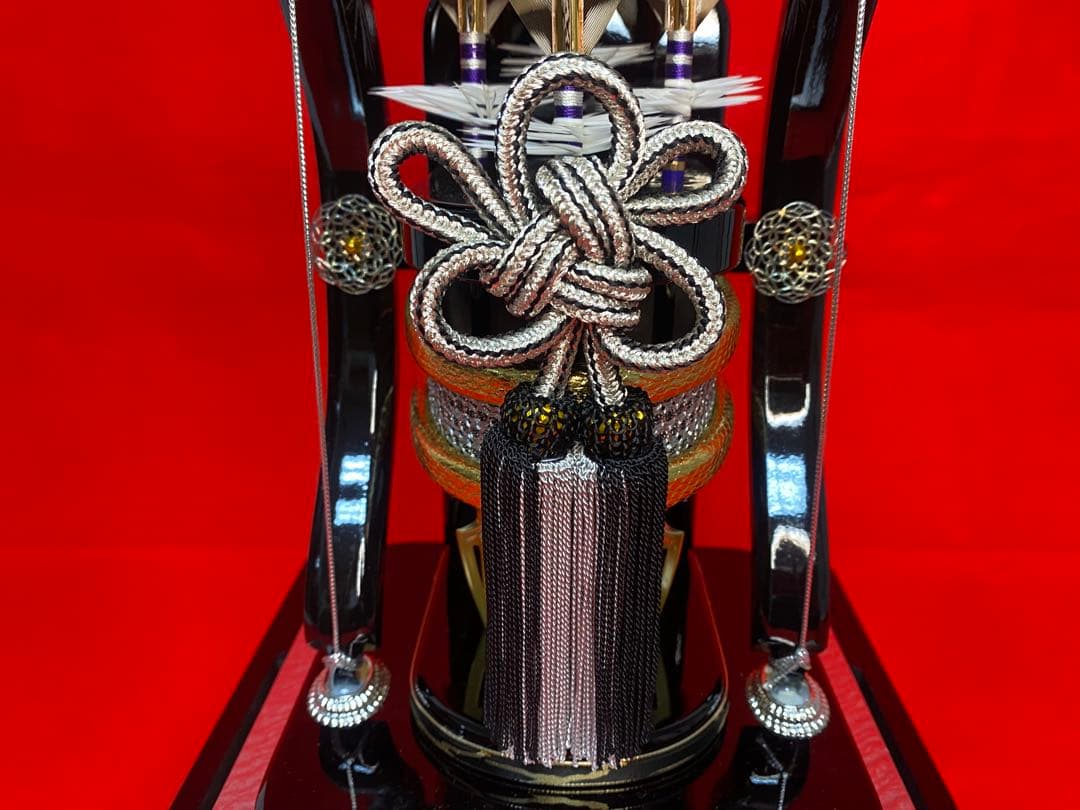 破魔弓　コンパクトガラスケース１０号・間口約２３×奥行約２２×高約３９㎝