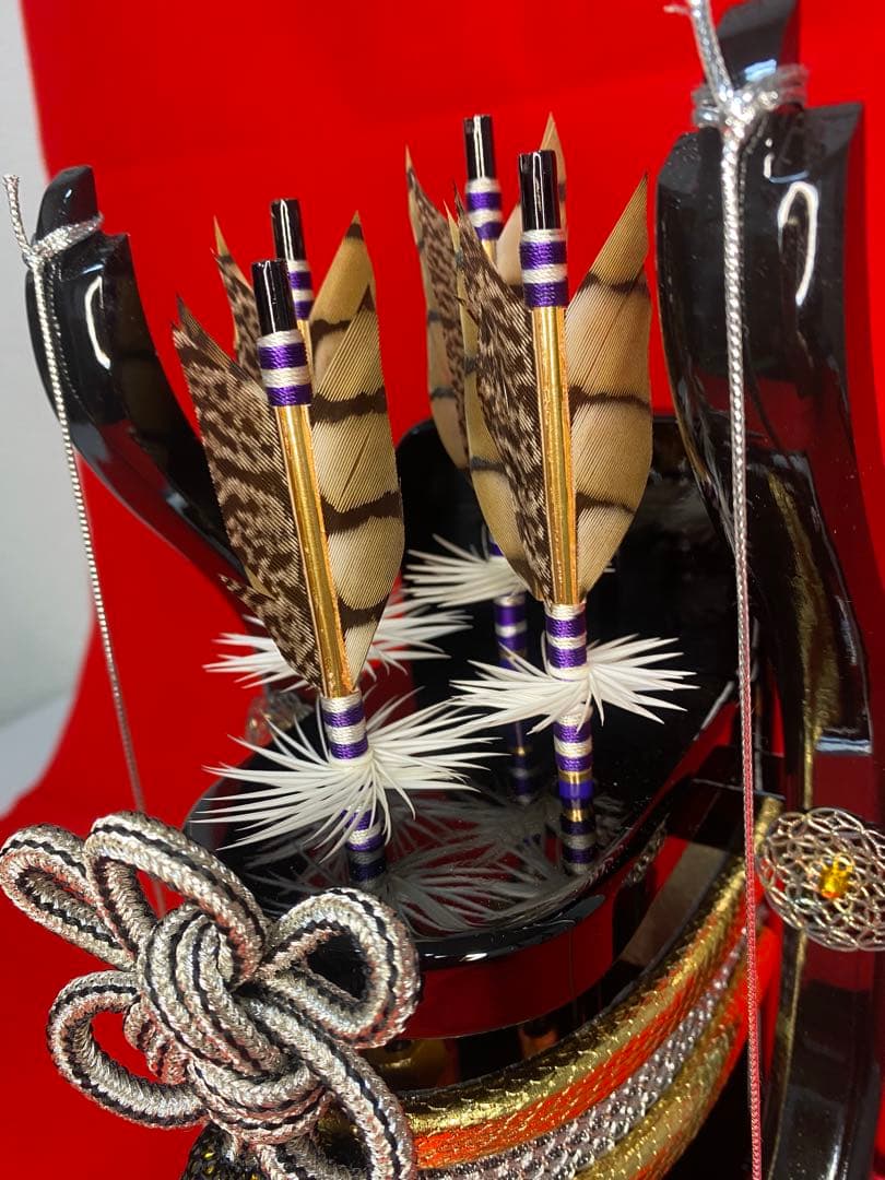 破魔弓　コンパクトガラスケース１０号・間口約２３×奥行約２２×高約３９㎝