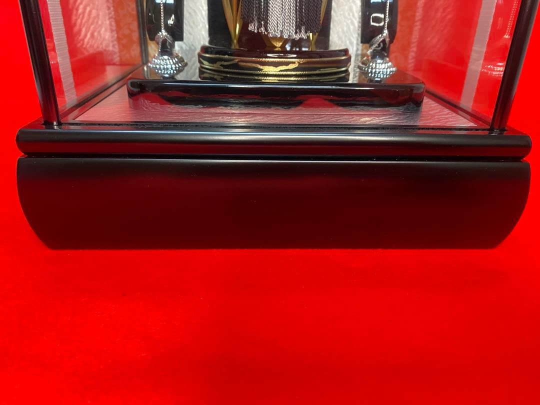 破魔弓　コンパクトガラスケース１０号・間口約２３×奥行約２２×高約３９㎝