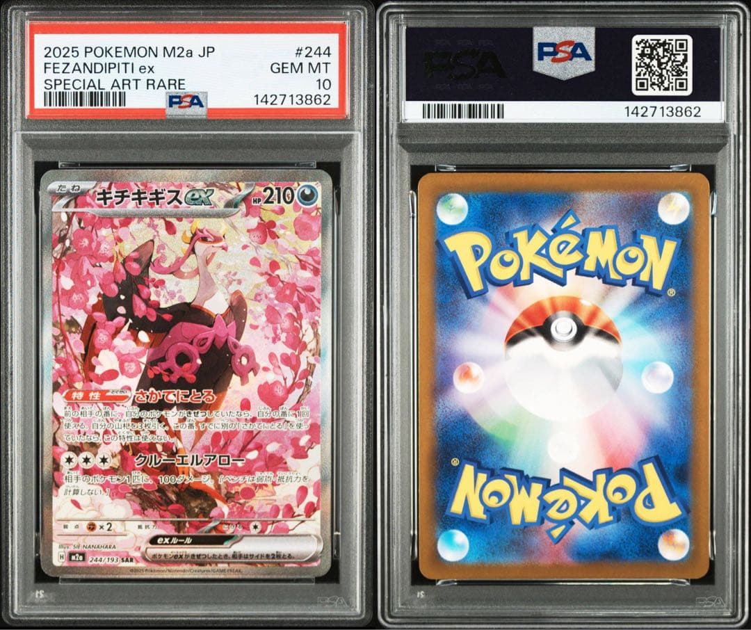 PSA10】キチキギスex SAR 244/193 M2a MEGAドリーム - メルカリ