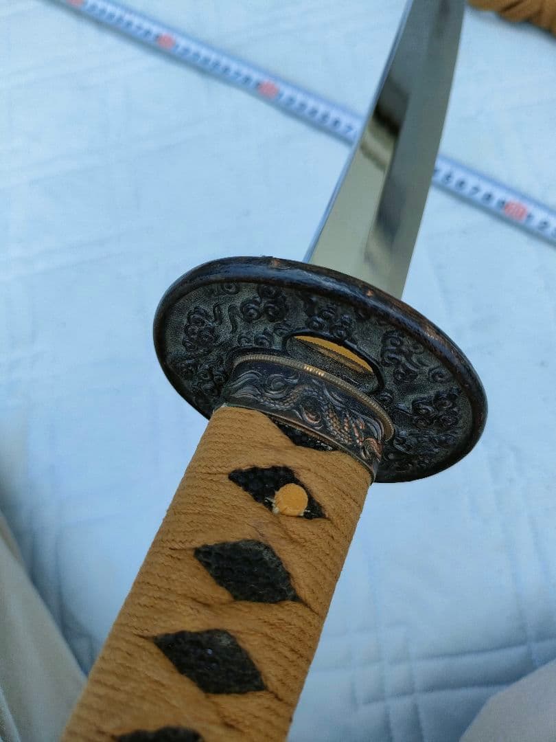 模造刀 黒鞘 鞘割れアリ 武具 剣 コスプレ