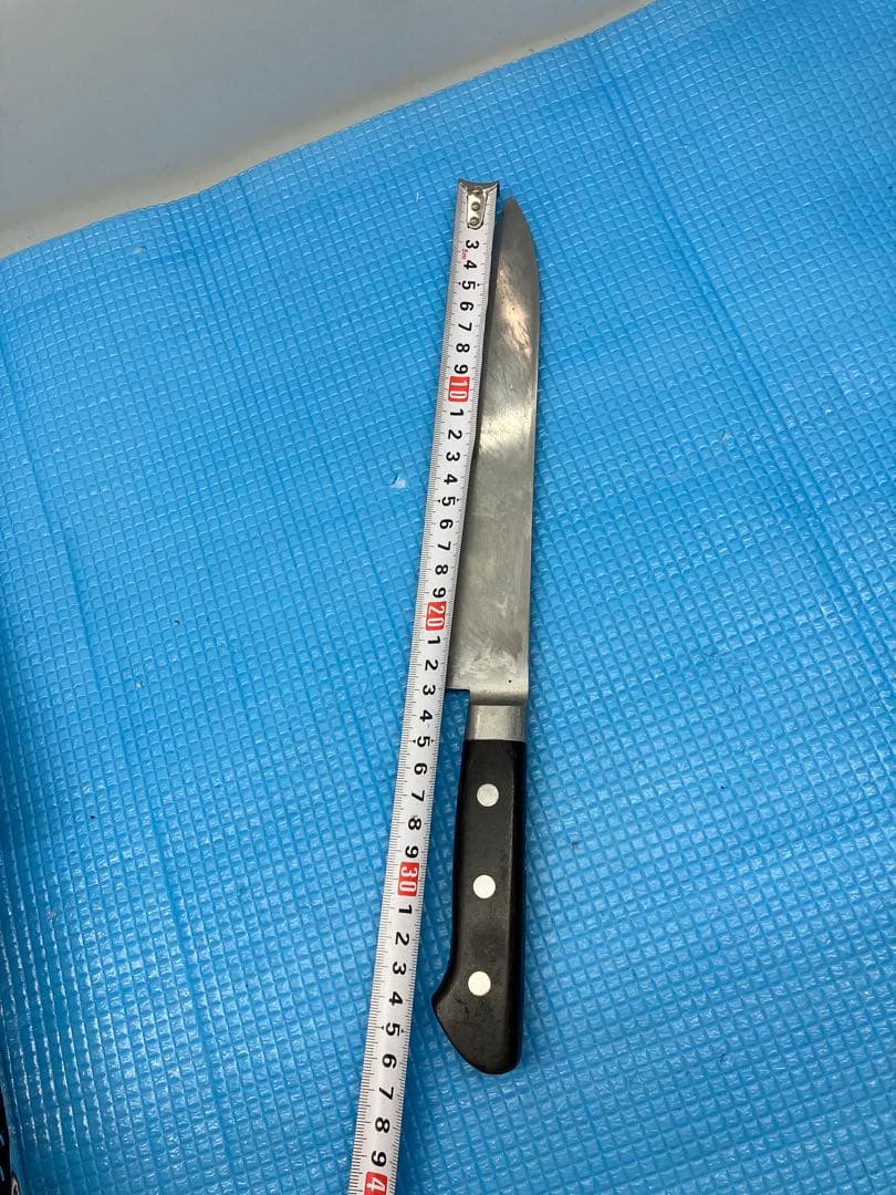 隆久　牛刀　INOX　モリブデンバナジウム鋼　刃渡り24cm