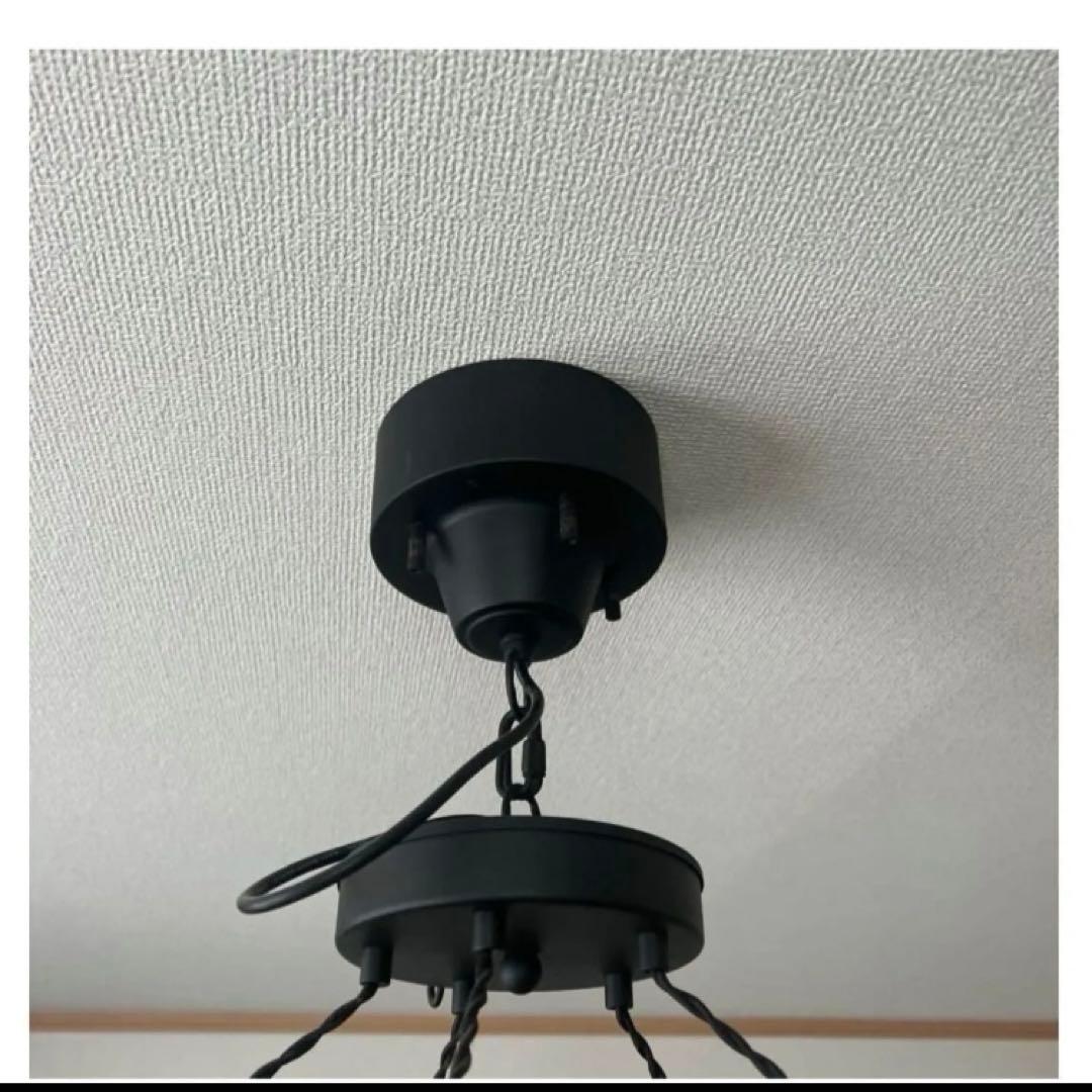 美品☆BRID/ブリッド 木製星型ペンダントライト5灯シーリングライト　スター型