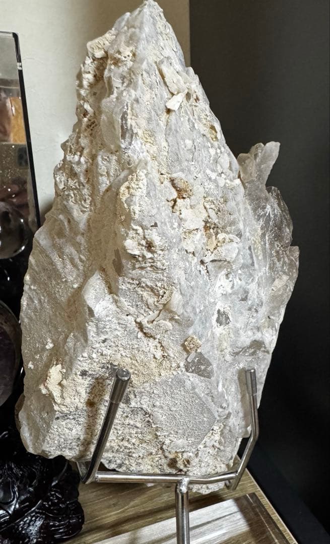 希少 一点物 特大アリゲータークォーツ原石 2.2kg ブラジル産